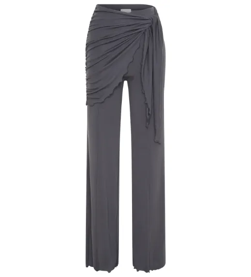 Anfie Straight Leg Pants With Waist Wrap